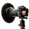 Lens Anti-Reflection Cover Long Lifespan Easy to Install Rubber Camera Lens Threaded Hood. 