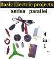 Series and parallel basic projects kit 4 in1 educational projects kit. 
