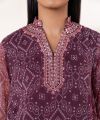 Sapphire RTW - 3 Piece - Embroidered Chiffon Suit For Women. 