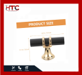 Black Gold Cabinet Pulls, Kitchen Cabinet Knobs T Bar Pull Drawer Knob, Modern Bedroom Furniture Bar Dresser Drawer Single Hole Knobs With Screw. 