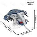 Interstellar Movie Series Starfighters Building Blocks Creative Mustafa Planet Scene Military Bag Model DIY Bricks Toys For Kids. 