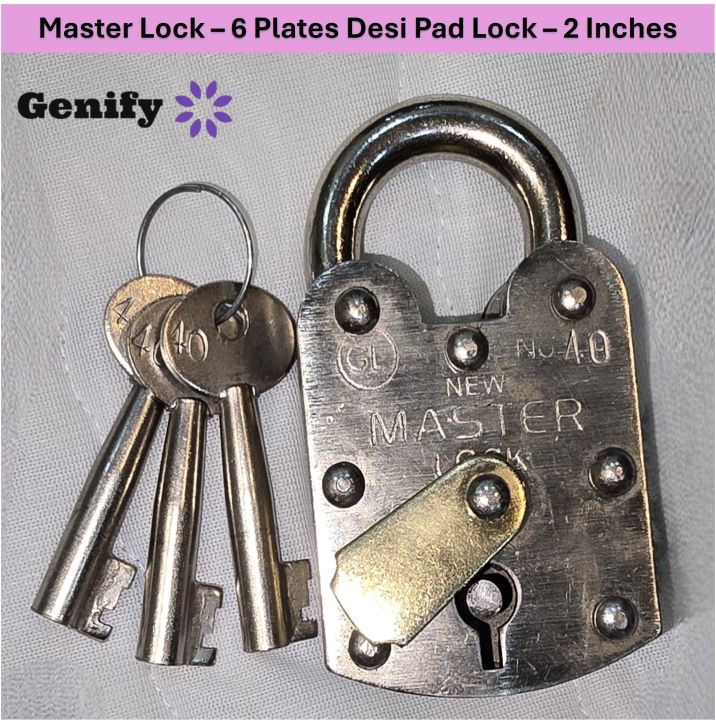 Desi%20Pad%20Lock%20-%20Heavy%20Duty%20Steel/Brass%20Tala%20%7C%204%20Levers,%203%20Keys,%20Steel%20Proof,%20High%20Security%20Lock%20for%20Doors,%20Shops%20&%20Bikes%20-%20Image%202