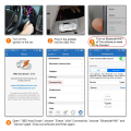 ICar2 Obd2 Bluetooth Car Scanner Tool V2.2 for IOS/Android OBD2 Auto Diagnostic Scanner Easy Install. 