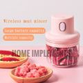Re-chargeable Intelligent Electric Garlic Machine, Garlic Cutter, Wireless portable food processor (250ml). 