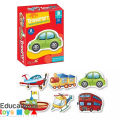 Two and Three Piece Transport Jigsaw Puzzles for Toddlers. 