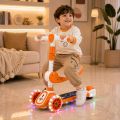 Seat Scooty 2-1 Body Light WIth Music lights Three-Wheel Scooty for Kids High Quality kids Foldable Scooty Hot Sale! IMPORTED. 