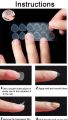 3/10/20 Nails Glue Sheets, Glue Dots Nail Stickers Sheet Tape Double Side Sticker Tape Self Adhesive Clear Sticky Tabs For Fake Artificial False Nails Nail Art Glue Adhesive Tape. 