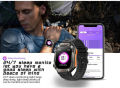 KR80 Men's Sports Smart Watch 2.0 Inch 650mAh Battery Capacity Gift Healthy Heart Rate Blood Oxygen Compass GPS Exercise. 