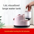 Standing Steam Iron Full Size Garment Steam for Clothes 1.8L Water Tank 2000W Electric Iron Hanging Ironing Machine, with Height Adjustable table board Ironing for Home and Business Use, Wool, cotton, Fancy, velvet, shifon, nylon male & female clothes. 