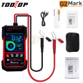 TOOLTOP 2202 Battery Tester 3.2 Inch Screen 12V/24V Automotive Battery Voltage Internal Resistance Discharge Current Load Starts Test. 