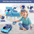 Mini Watch Remote Control Car 2.4GHz Rechargeable Car - Adjustable Strap - USB Charging Mini Wireless Watch - Assorted Color. 