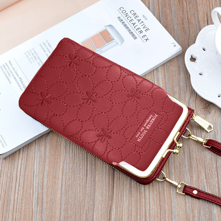 Small Crossbody Phone Bag for Women Cell Phone Wallet Kiss LockShoulder Bag Gift Bags Card Holder Wallet Purse Daraz.pk