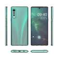 LG Velvet  Back Cover Transparent Soft Clear Silicon Crystal Ultra Thin Protective Case. 