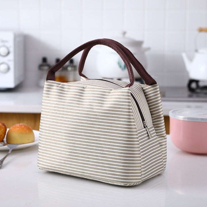 Striped%20Waterproof%20Insulated%20Lunch%20Bag%20Oxford%20Cloth%20Picnic%20Box,%20Large%20Capacity,%20Cold%20and%20Heat%20Preservation%20-%20Image%202