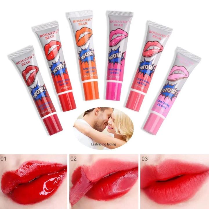 6 Color Peel Off Liquid Lipstick No Fading Color Tear Lip Gloss Tattoo Dyed Lip Tint Waterproof Long Lasting Lip Ink Cosmetics