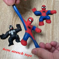 New Special TPR Soft Rubber Can Pull Doll Toy Decompression Superhero Toy Spiderman Hulk model Funny Fidget Toys Kids Gifts. 