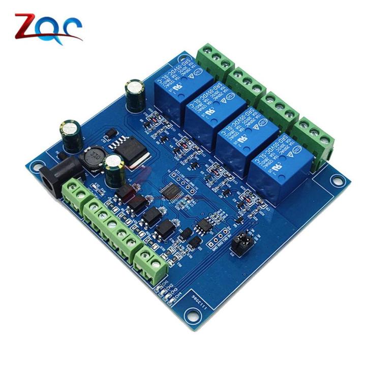 Dc 7 24v Modbus Rtu 4 Channel Relay Module Rs485 Ttl Controller Switch Signal Input Output Anti Dc 7 24v Modbus Rtu 4 Channel Relay Module Rs485 Ttl Controller Switch Signal Input Output Anti