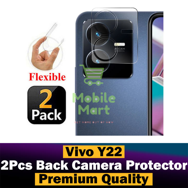 Vivo Y22 Camera Lens Protector Flexible Gorilla 9H Rear Camera Protector For Vivo Y22 - 2Pcs