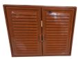 Bathroom Cupboard - Shutter door. 