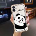 JIUMOO For Realme 7i Case Plating Side Edge Square New Design Phone Cases Pattern Cartoon Cute Panda Silicone Casing Full Back Cover Camera Protection Shockproof Softcase. 