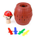 New Funny Pirate Barrel Toys Lucky Game Jumping Pirates Bucket Stab Pop Up Tricky Toy Family Jokes For Child Kid Gift. 