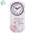 European Style Retro Wall Clock Hanging Living Room Bedroom Home Bar Decor. 