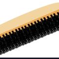 Shoe Polish Brush Black Wooden Handle. 