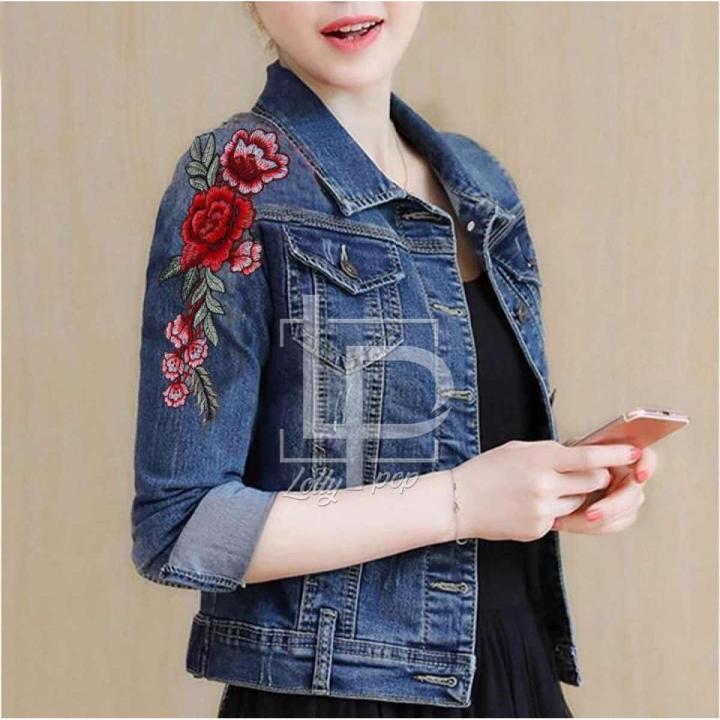 Denim%20Jacket%20For%20Women%20-%20Full%20Sleeve%20Blue%20Jeans%20Jacket%20-%20Image%203