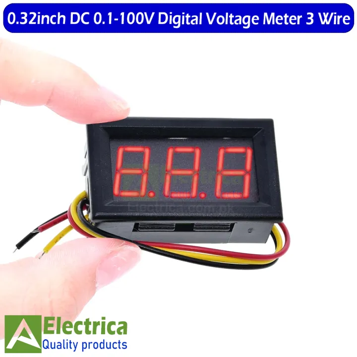 3%20Wire%20DC%200.1-100V%203%20Digit%20digital%20display%20voltage%20meter%20with%20Case%200.32%20inch%20digital%20voltmeter%20indication%20Red%20display%20by%20Electrica%20-%20Image%202