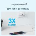 Anker A2348 fast charging dual port plug charger. 