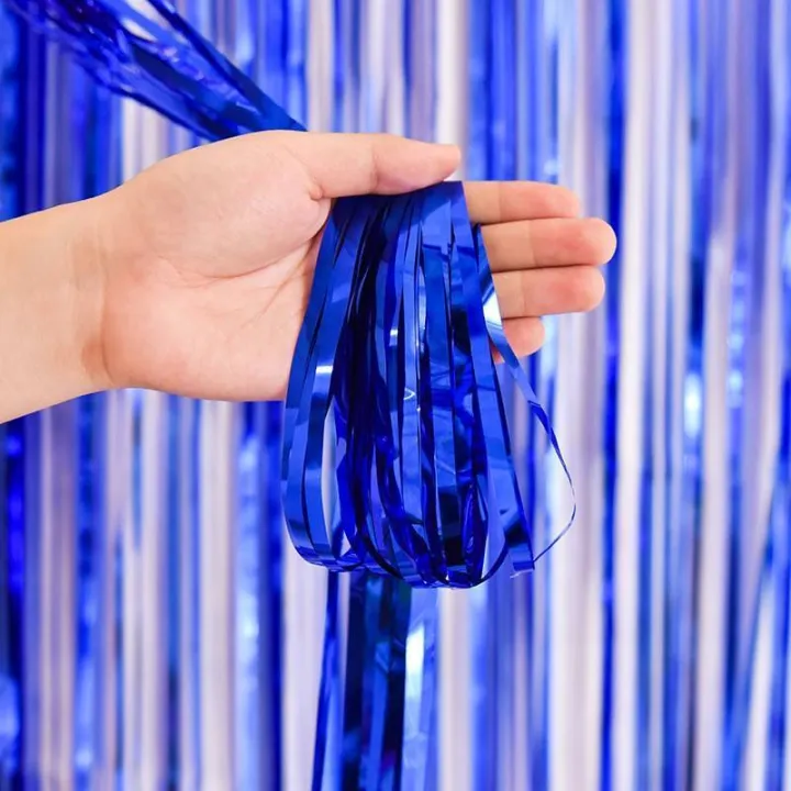 Blue%20Metallic%20Tinsel%20Foil%20Fringe%20Curtains%203.2ft%20x%206.5ft%20Backdrop%20Photo%20Booth%20Blue%20Metallic%20Foil%20Curtain%20for%20Birthday,%20Wedding,%20Bridal%20Shower,%20Baby%20Shower,%20Anniversary%20Party%20Decoration%20-%20Image%202