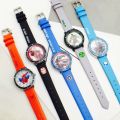 Marvel Avengers Spiderman Watch Iron Man Hulk Cartoon Kids Waterproof Quartz Boy Watch Student Birthday Gift Toys. 