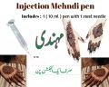 Injection Mehndi Pen only | 1 pen with 1 Needle 18 No. 
