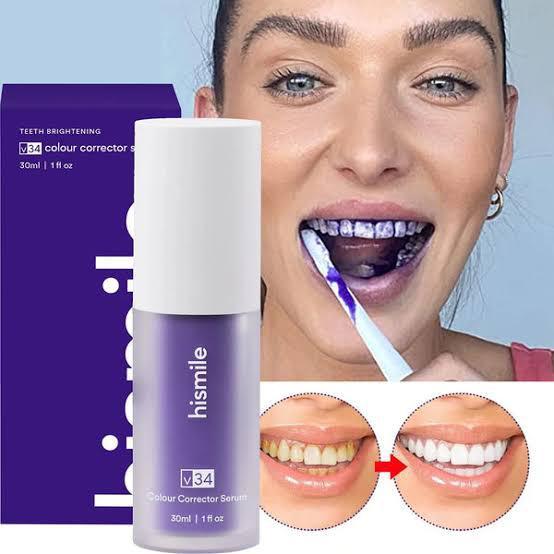 HiSmile V34 Colour Corrector Serum (30ml) – Instant Teeth Brightening ...