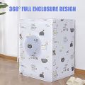 Best Waterproof Dustproof Automatic Front Open Washing Machine Random Print Cover Top Open Single Washing Machine Cover. 