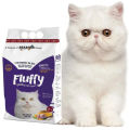 Fluffy Cat Food 1.2 KG For All Breeds of Cats| Dry Cat Food |tasty/top/selling/pet/pets/dry foods/feed/feeds/breed/all age kitty/kitten/local treat billi ka khana/high protein/fiber/proteins/chicken/fish/rice/feed/feeds/cats/kittens/local/high/original. 