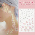 Mermaid Eye Accessories Glitter For Face Fish Scale Butterfly Face Stickers Glitter Makeup Eye Seashell Sequins. 