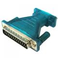 USB 2.0 to Serial DB 9 Pin RS232 + 25 Pin Male Adapter Cable Win 7 8 XP. 
