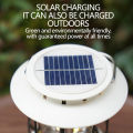 Rechargeable And Solar Camping LED Lantern Lamp k-22 | Outdoor Camping Atmosphere Light | Portable Night Light, for Camping,Hiking and Fishing. 