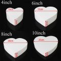 Wedding Decor Craft Heart Shaped Kitchen Accessories Styrofoam DIY Model Practice Model Dummy Cake Model Cake Foam Mould. 