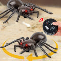 Nerhorer- Realistic Rc Spider Realistic Remote Control Spider Toy for Prank Wireless Rc Tarantula Scorpion Robot with Crawling Movement Fun Electric Animal Toy for Kids Adults Perfect Halloween Gift Prank. 
