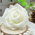 Tworsen 50Pcs Artificial Flowers Bouquet Party Foam Rose Heads. 
