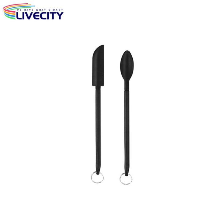 Makeup Spatula Telescopic Food Bottle Beauty Products Silicone Spatula