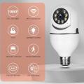 360 Camera, Light holder Full HD 1080P, 2.4GHz WiFi Camera with 32G SD Card, Night Vision Motion Detection Wireless Home Security Cameras, Baby, Pet Monitor. 