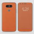 LG G5 Skin - SkinLee HQ Vinyl Skin Wrap (Not Cover) - Matte Orange Material - SKINLEE-176-2-115-64. 