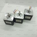 4 wire stepper motor nema 17 with/without gt2 pulley 20 teeth 10 mm gt2 belt width (stock lot). 