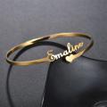 Customize Bangles ,  Name Bangles, Personalized Name Bangle And Bracelets, Custom Name Bangle & Bracelet For Girls And Boys With Box Packing (PERFECT GIFT TO SEND YOUR WIFE , FIANCE OR ANY ONE). 