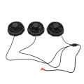 Cooling Vest Fan Copper Brushless Motor Air Conditioning Cloth Fan 3PCS for Hot Weather. 