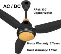 AC DC Ceiling Fan 56 inch, Energy Saving up to 65%, As low as 12 Watts, Copper Motor, Warranty 2 years, High speed RPM, Low power consumption, DC inverter ceiling Fan, Hybrid ceiling fan,. 