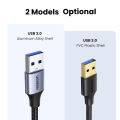 UGREEN USB Extension Cable USB 3.0 Extender USB Cable Male to Female 5Gbps Data Transfer Compatible with Printers, Mouse, Keyboard, Flash Drive, Hard Drive, Hub, Oculus VR, Xbox 1m, 2m. 